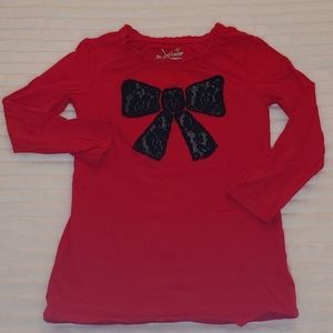 🎁Jumping beans red long sleeve tee sz 4T